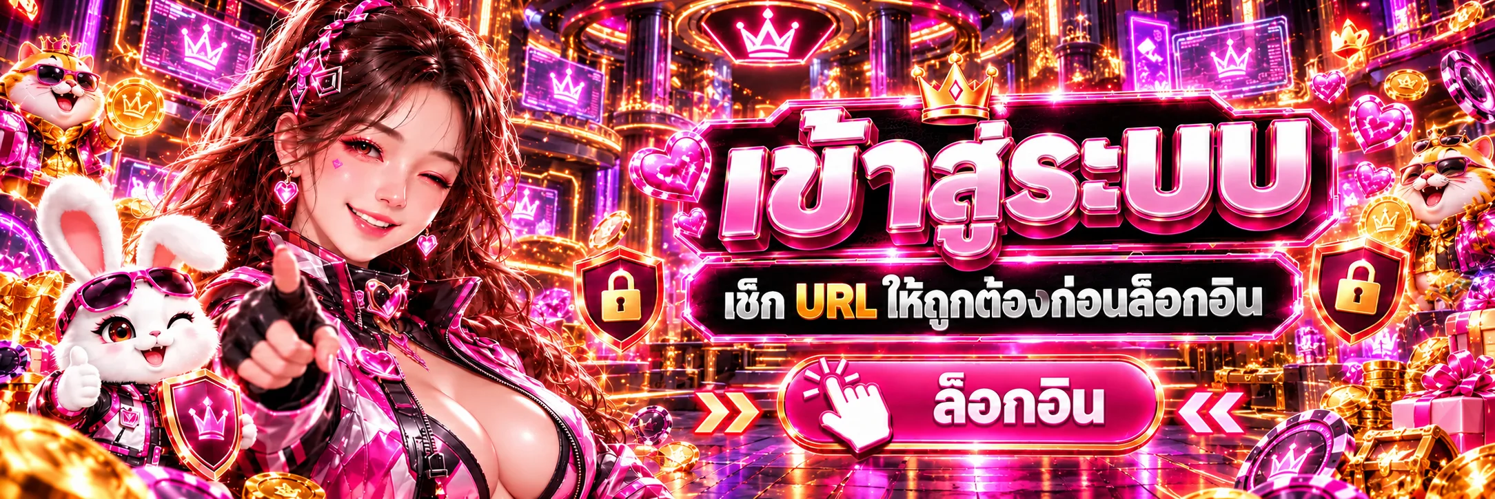 หน้า AK77 เข้าสู่ระบบพร้อมคำเตือนตรวจ URL